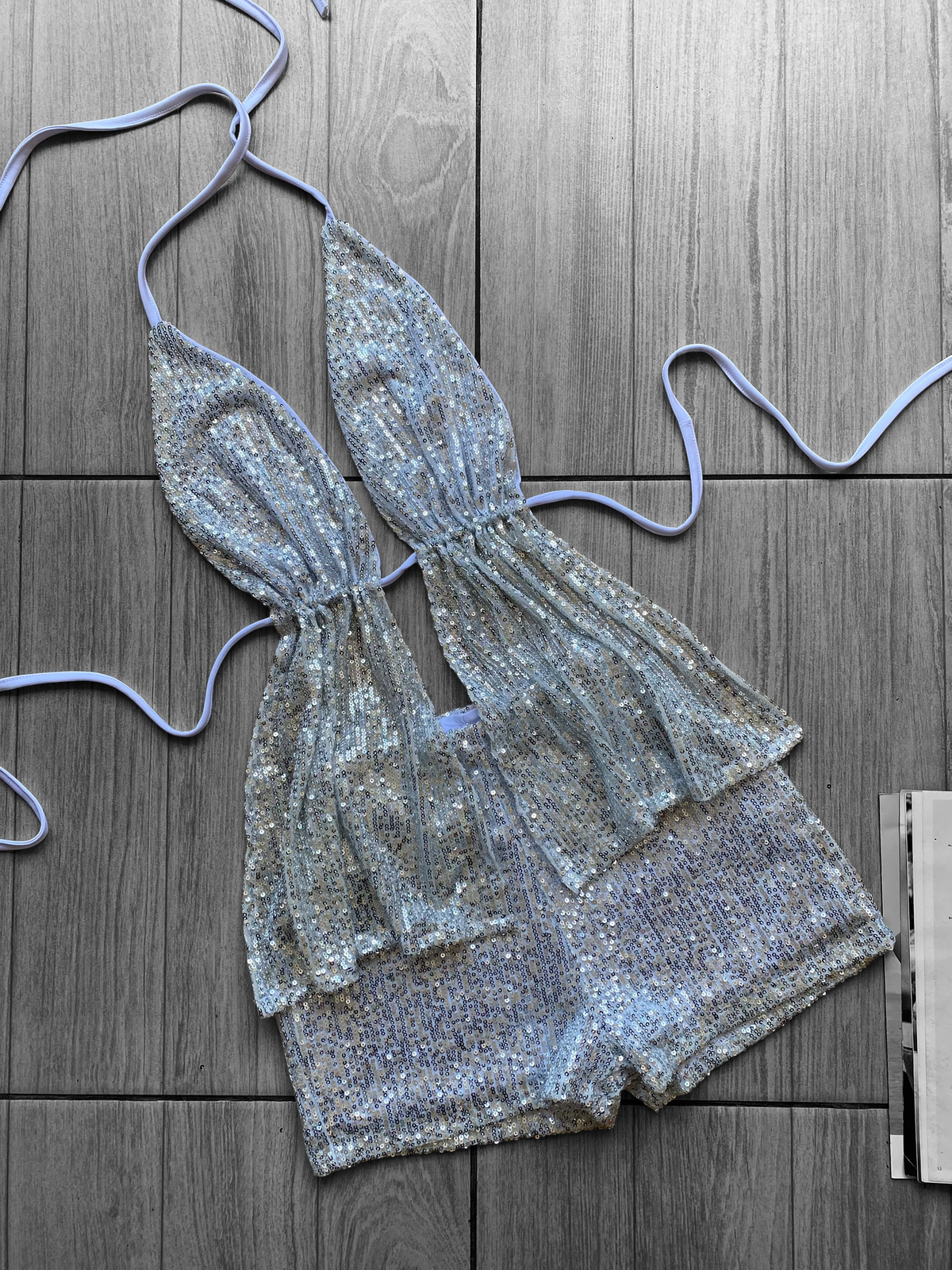 Short lentejuelas