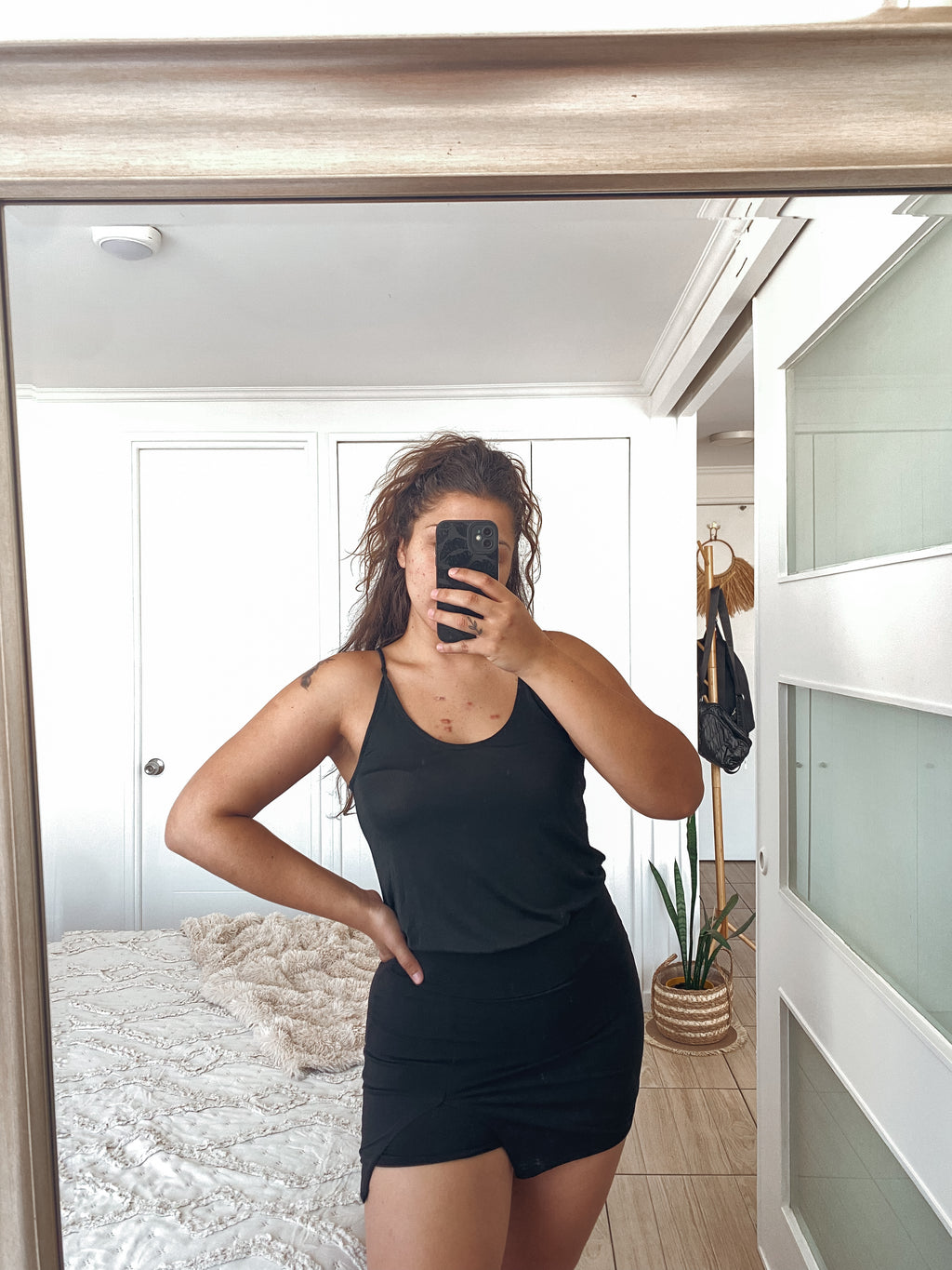 Polera tirantes semi transparente