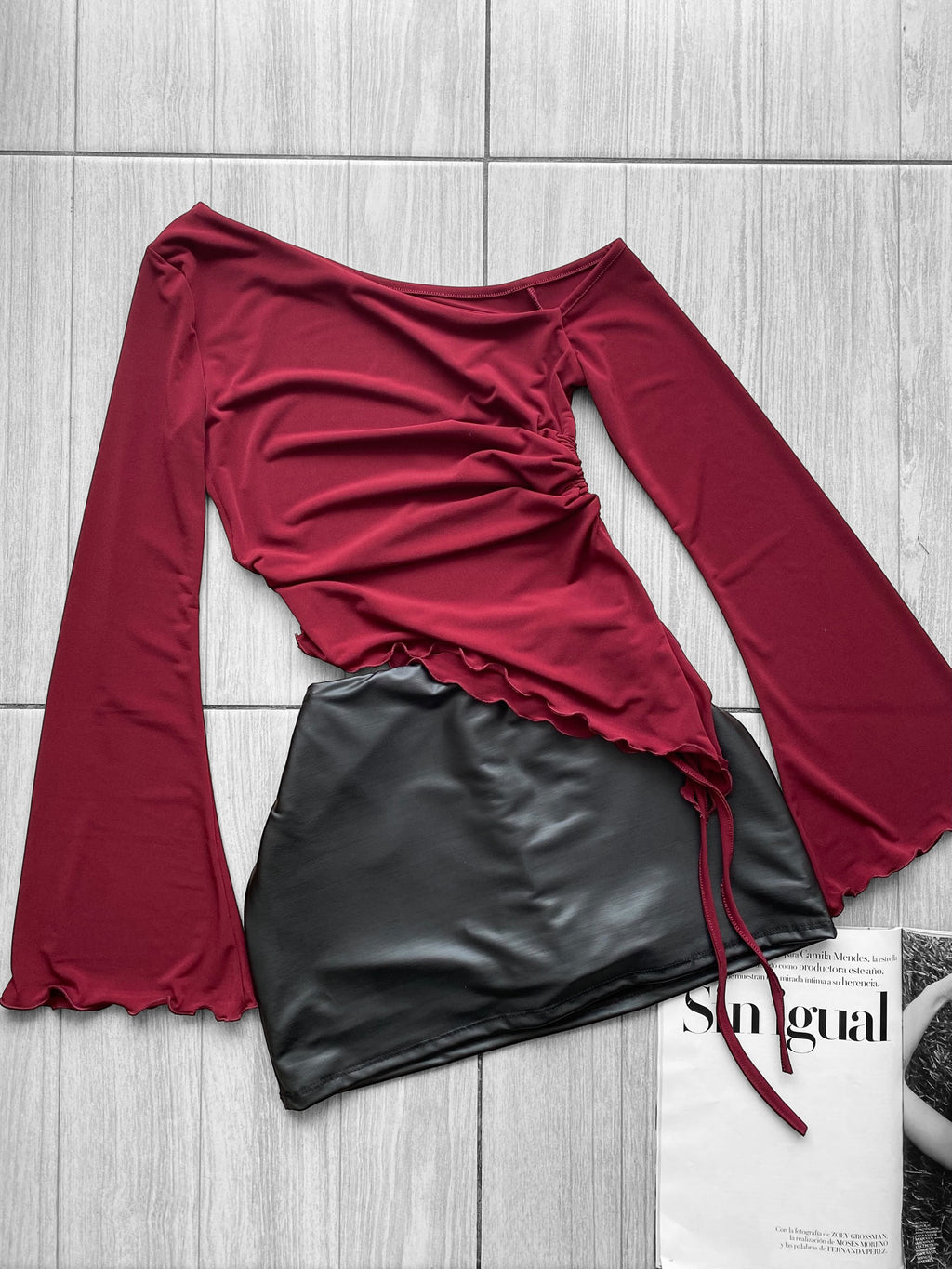 Mini falda con short