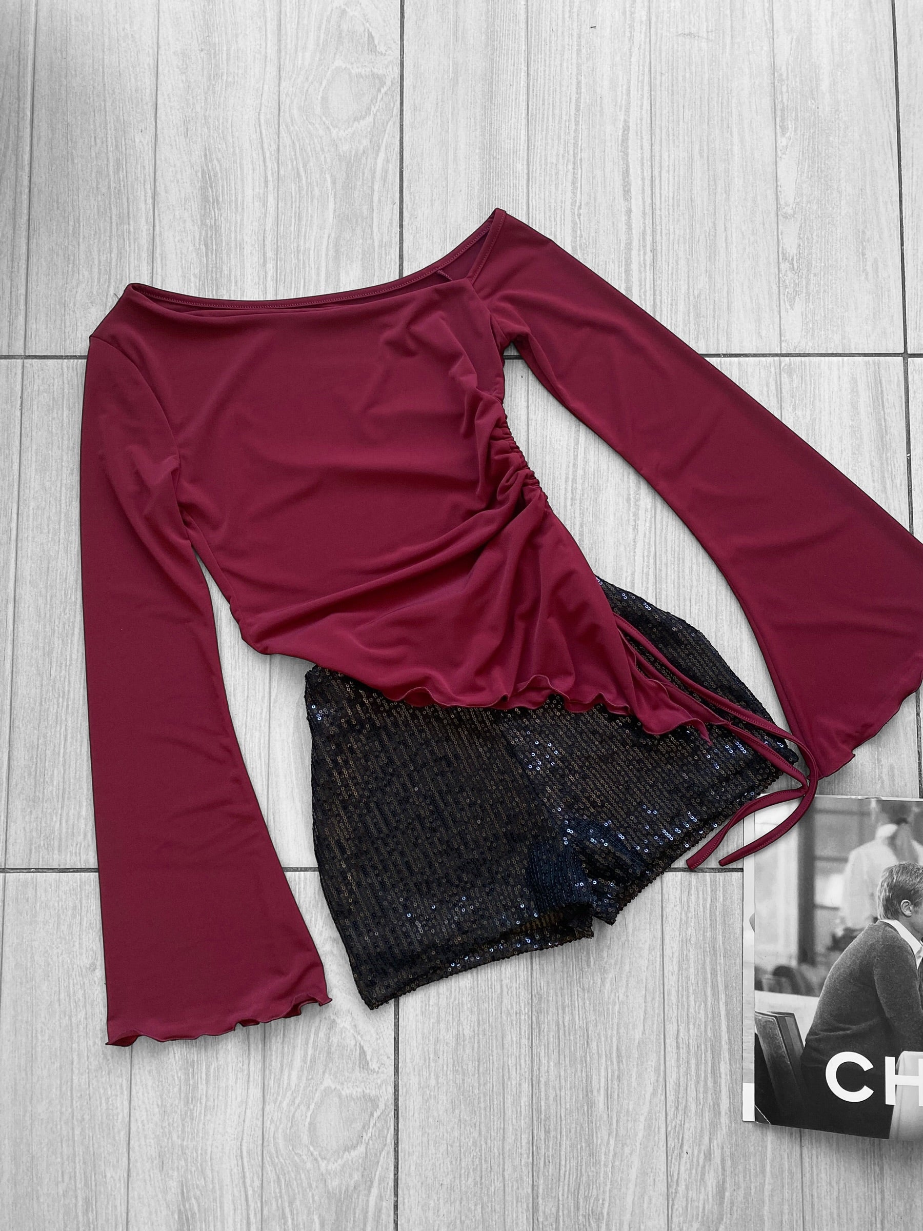 Short lentejuelas