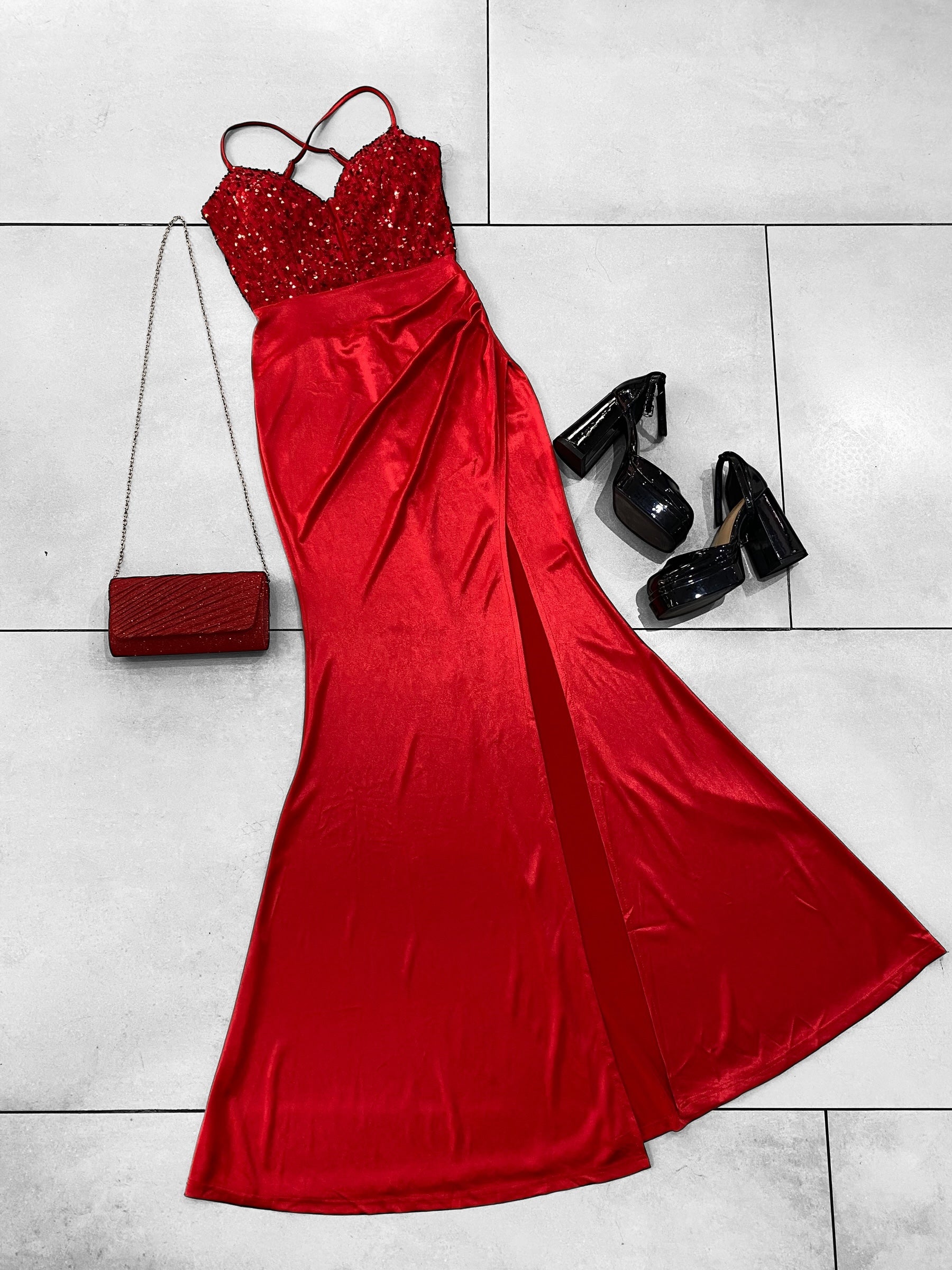 Vestido de gala talla M