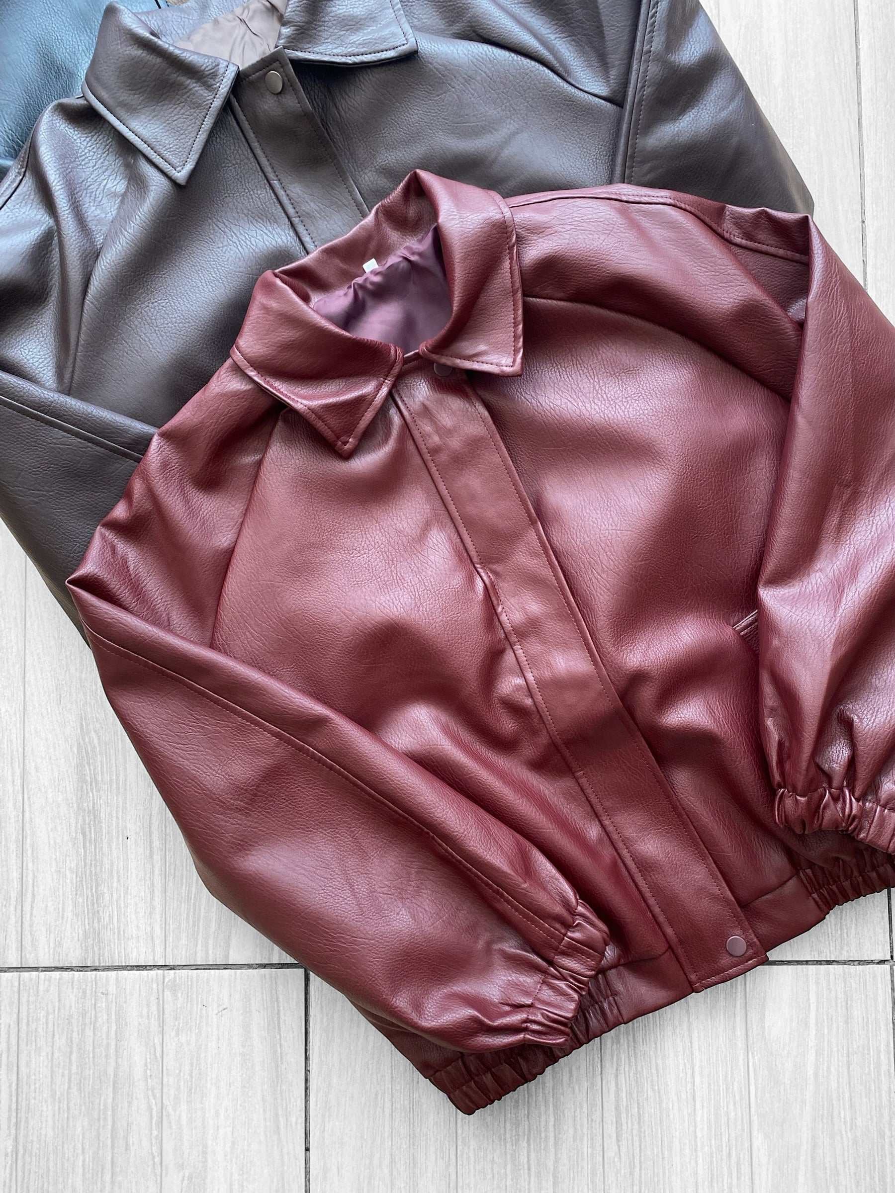 Chaqueta eco cuero