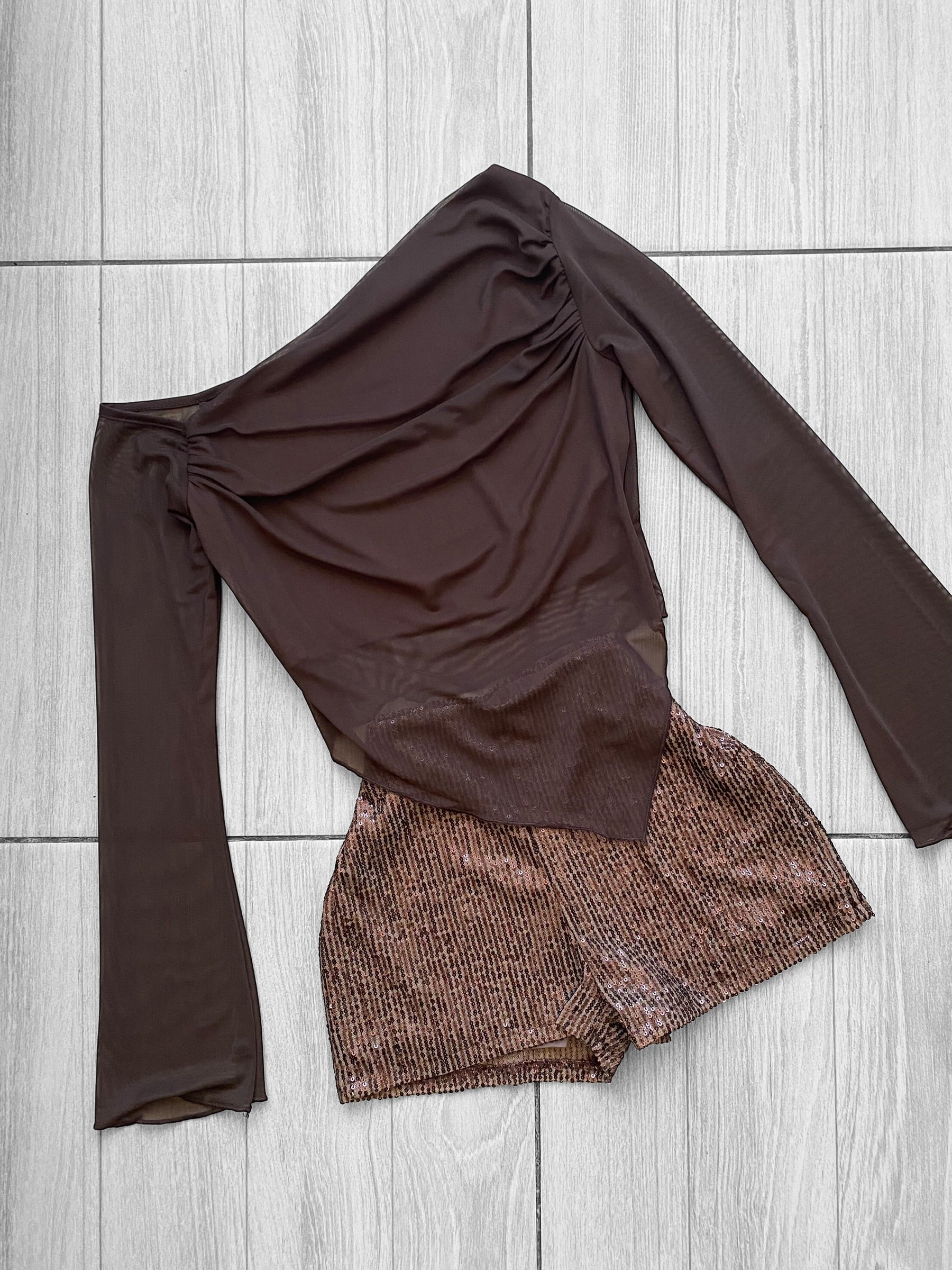 Short lentejuelas