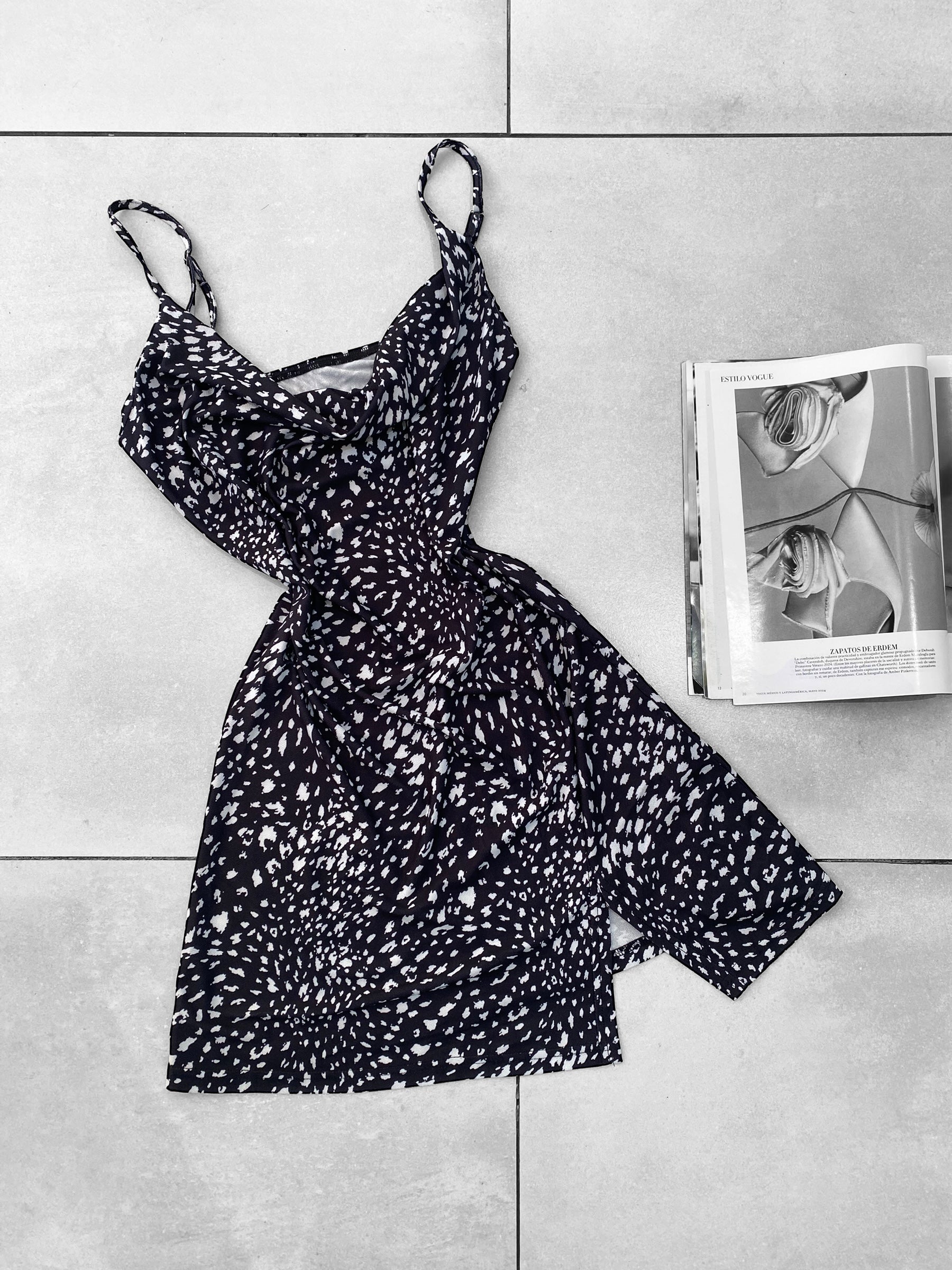 Vestido print ajustado al cuerpo