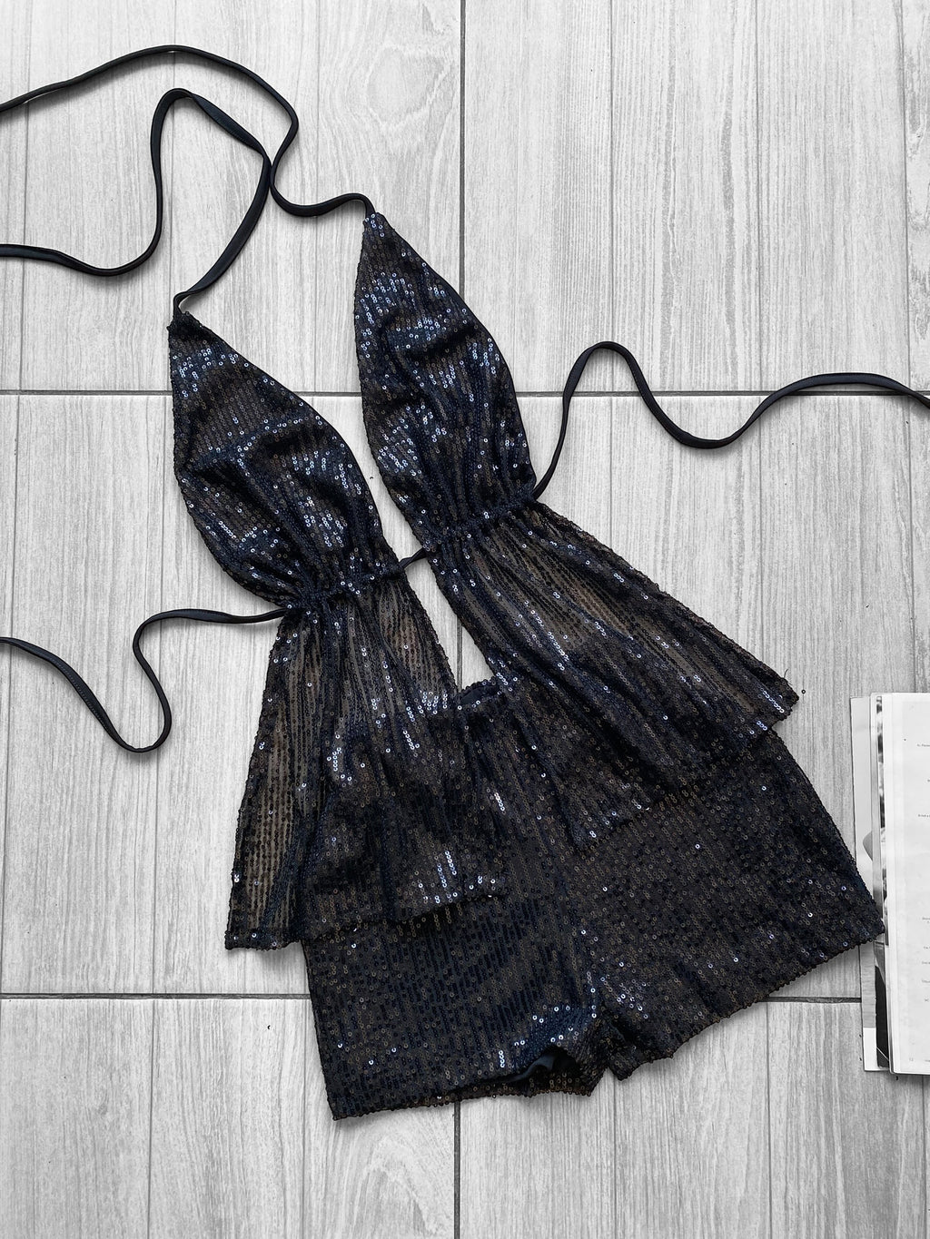 Short lentejuelas