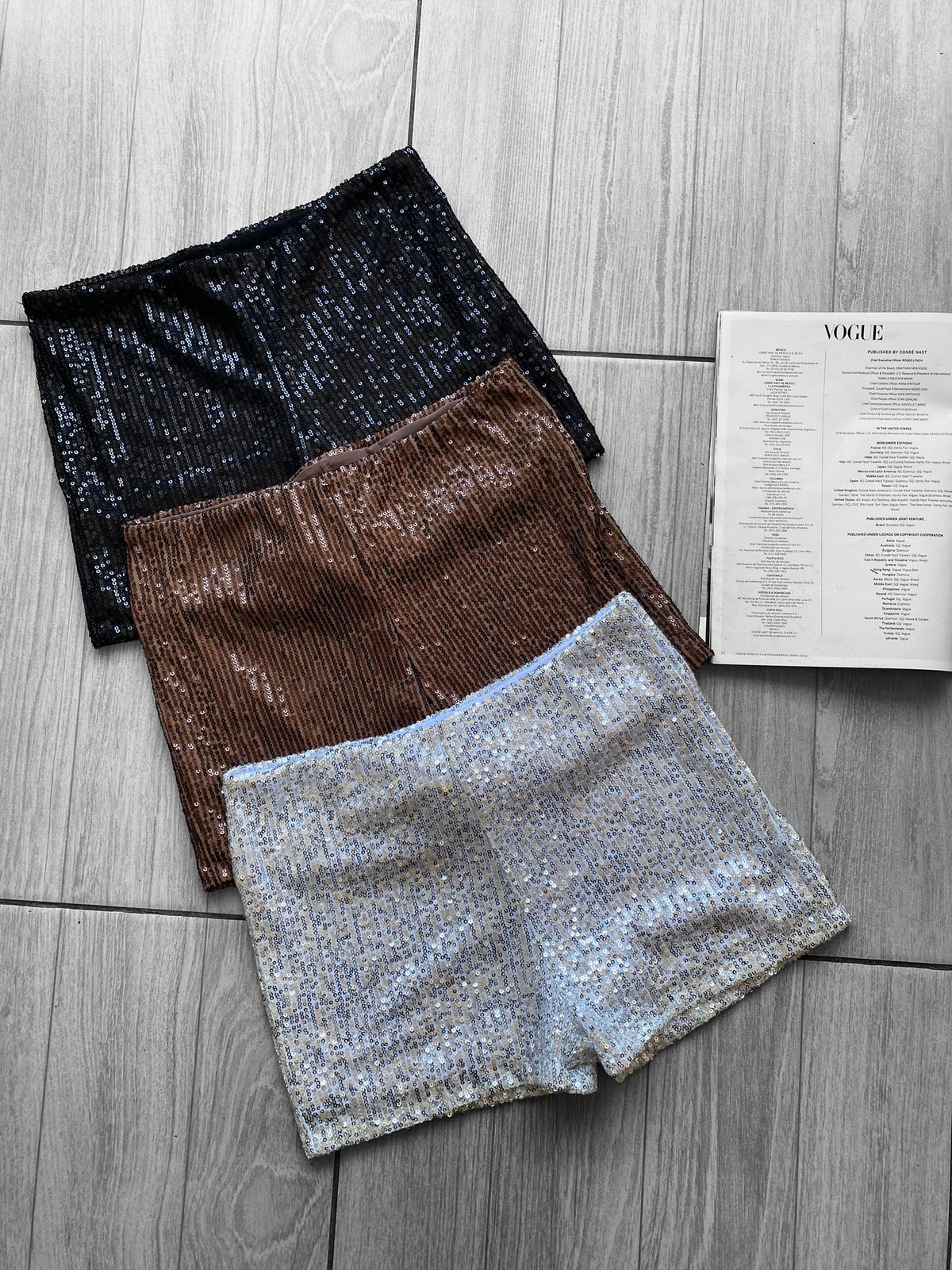 Short lentejuelas