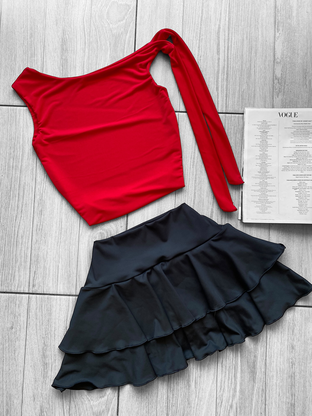 Falda short vuelos