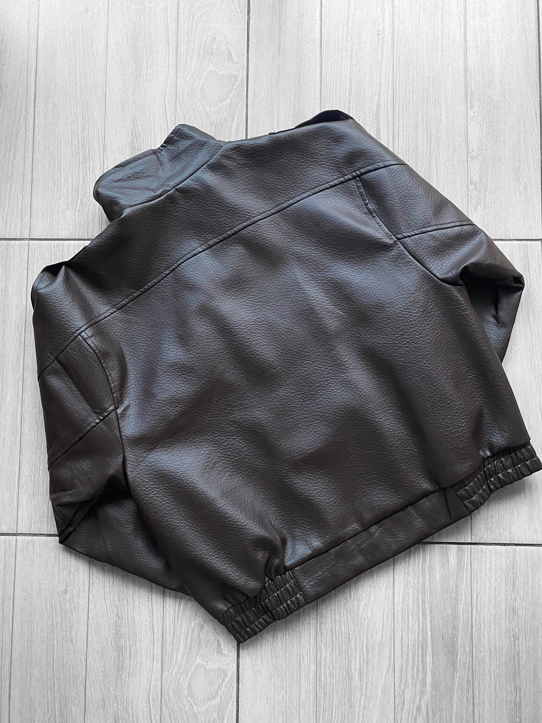Chaqueta biker eco cuero