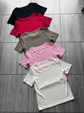 Polera básica algodón
