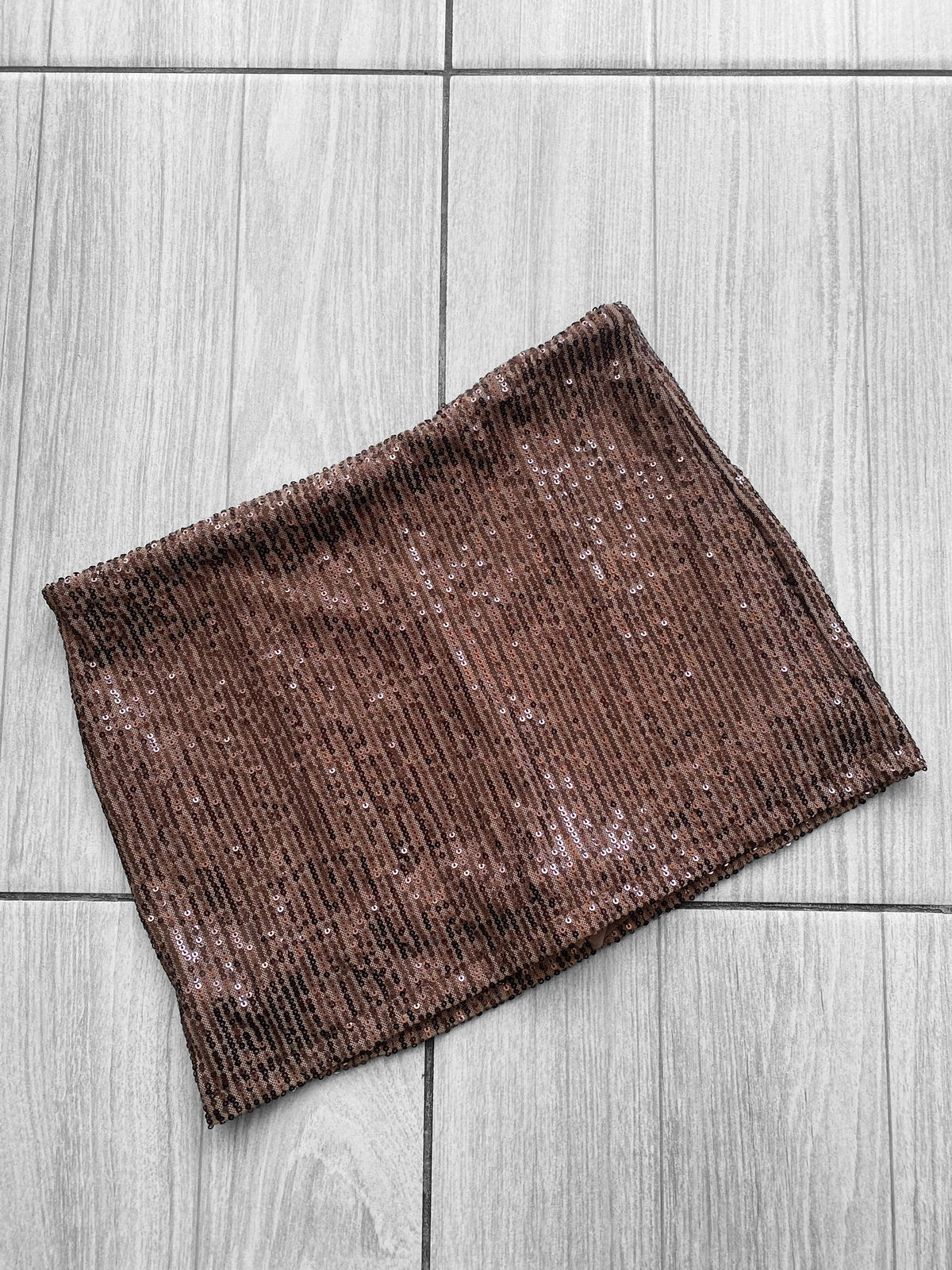 Mini falda con short lentejuelas